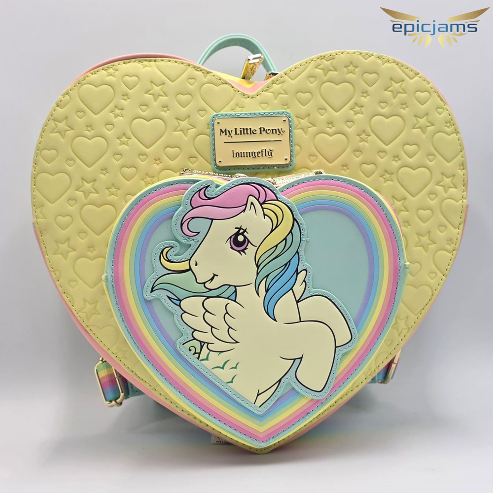 Loungefly My Little Pony Exclusive Sky Dancer Heart Shaped Figural Mini Backpack
